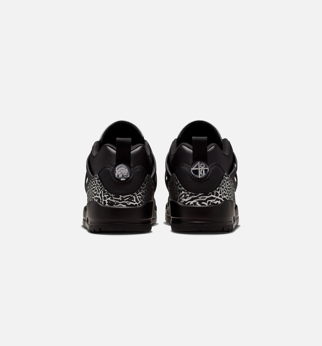 Spizike Low 男子篮球鞋 - 黑/金属银
