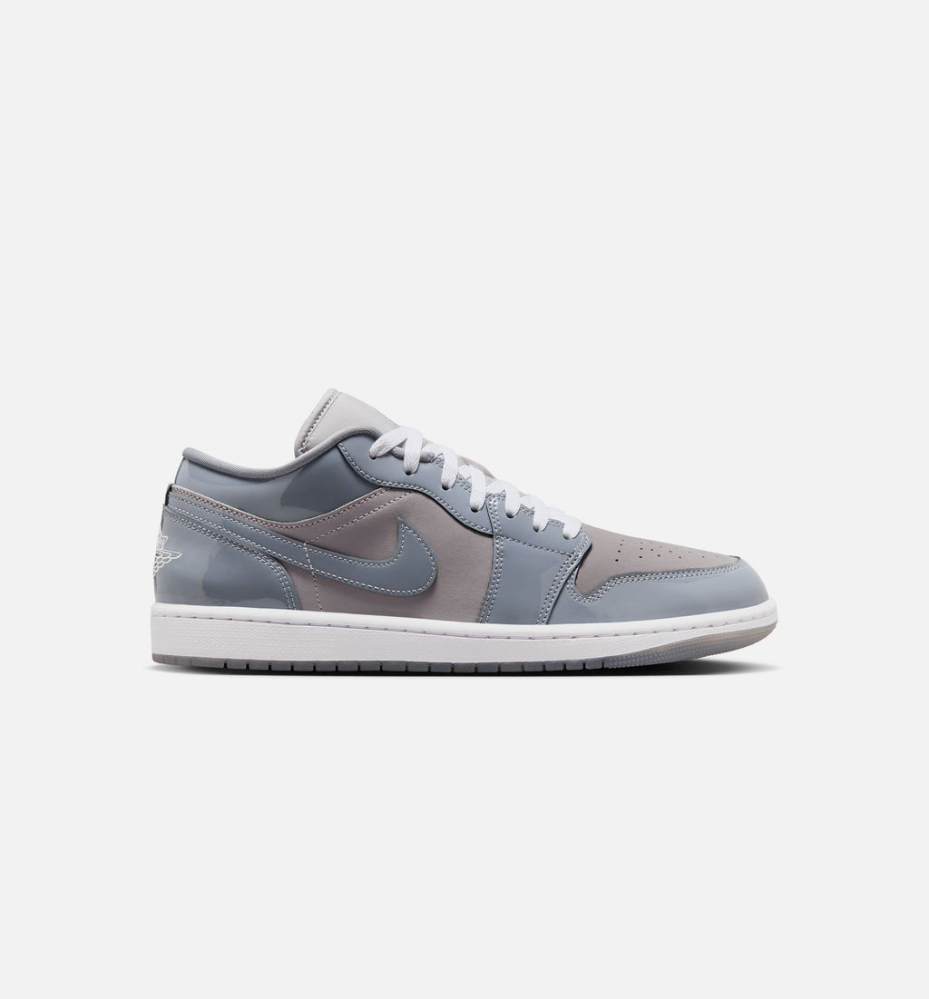 Air Jordan 1 Low Cool Grey 男款生活方式运动鞋 - 中灰/白/冷灰