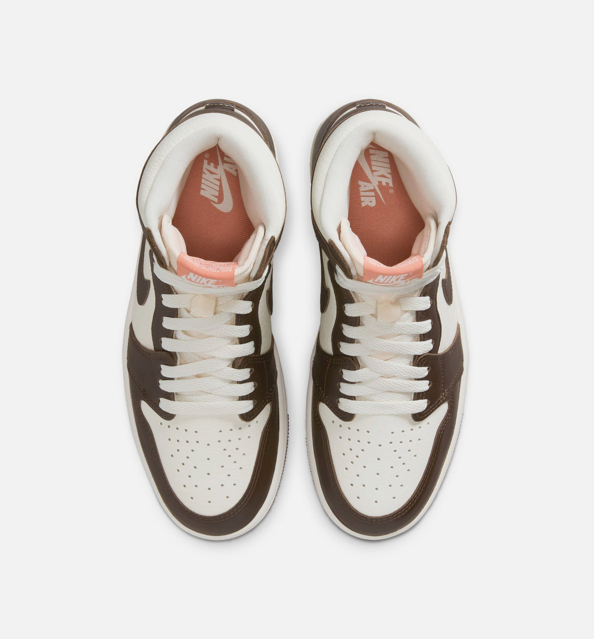 Air Jordan 1 Retro High OG 女款复古高帮运动鞋 - 巴洛克棕/浅茜根红/帆白