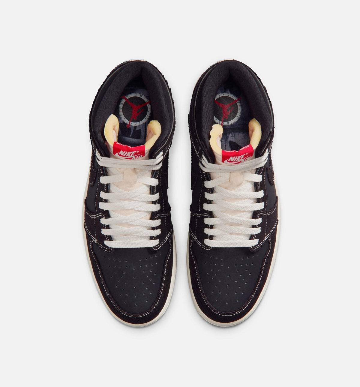 Air Jordan 1 Retro High OG 男款复古高帮运动鞋 - 黑色/大学红/帆白/橡胶棕（Flight Club）