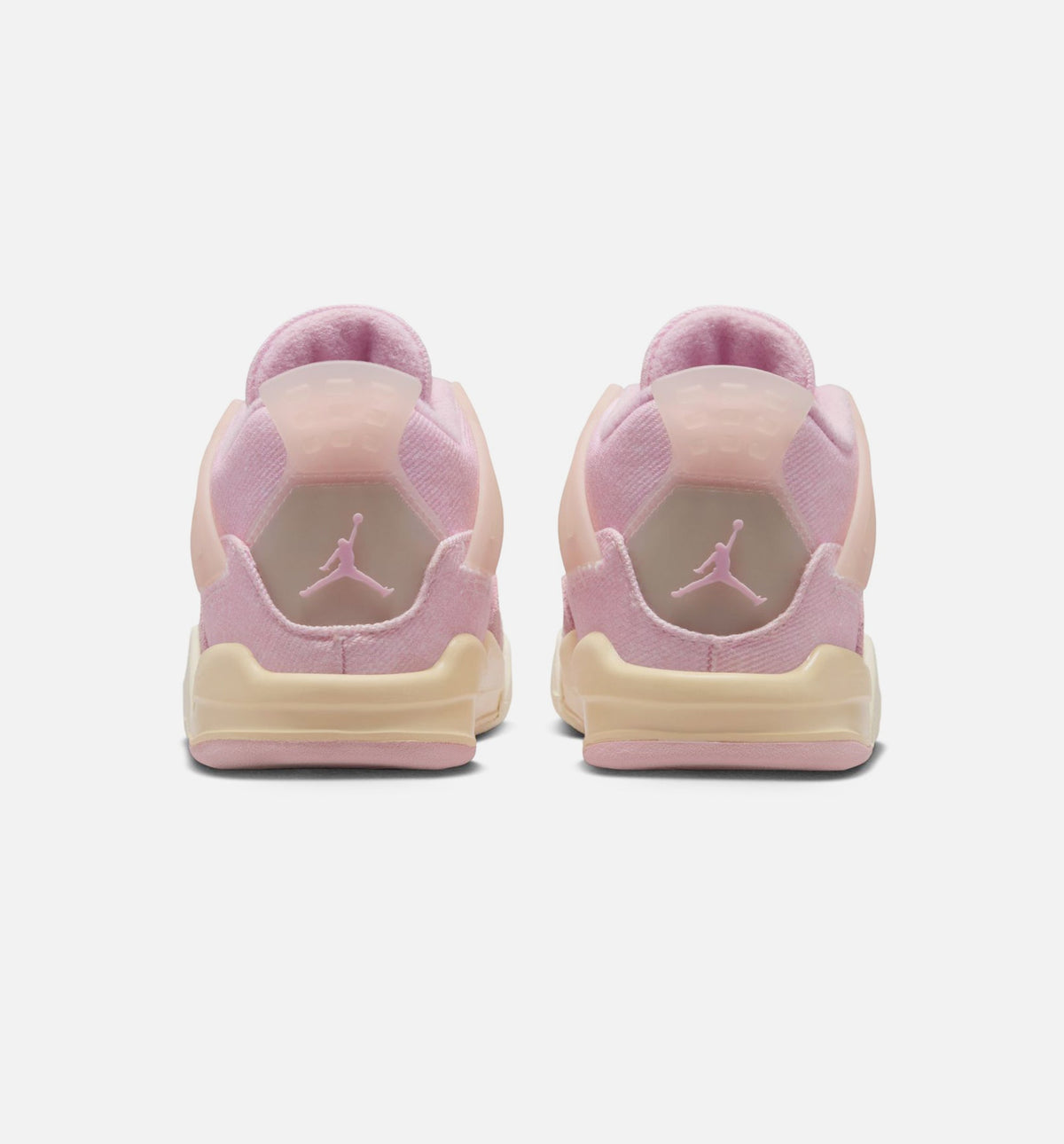 Air Jordan 4 Retro Pink Pearl 婴幼儿生活方式运动鞋 - 冰红/椒子奶白/烟灰/麻泡色/粉冰棒