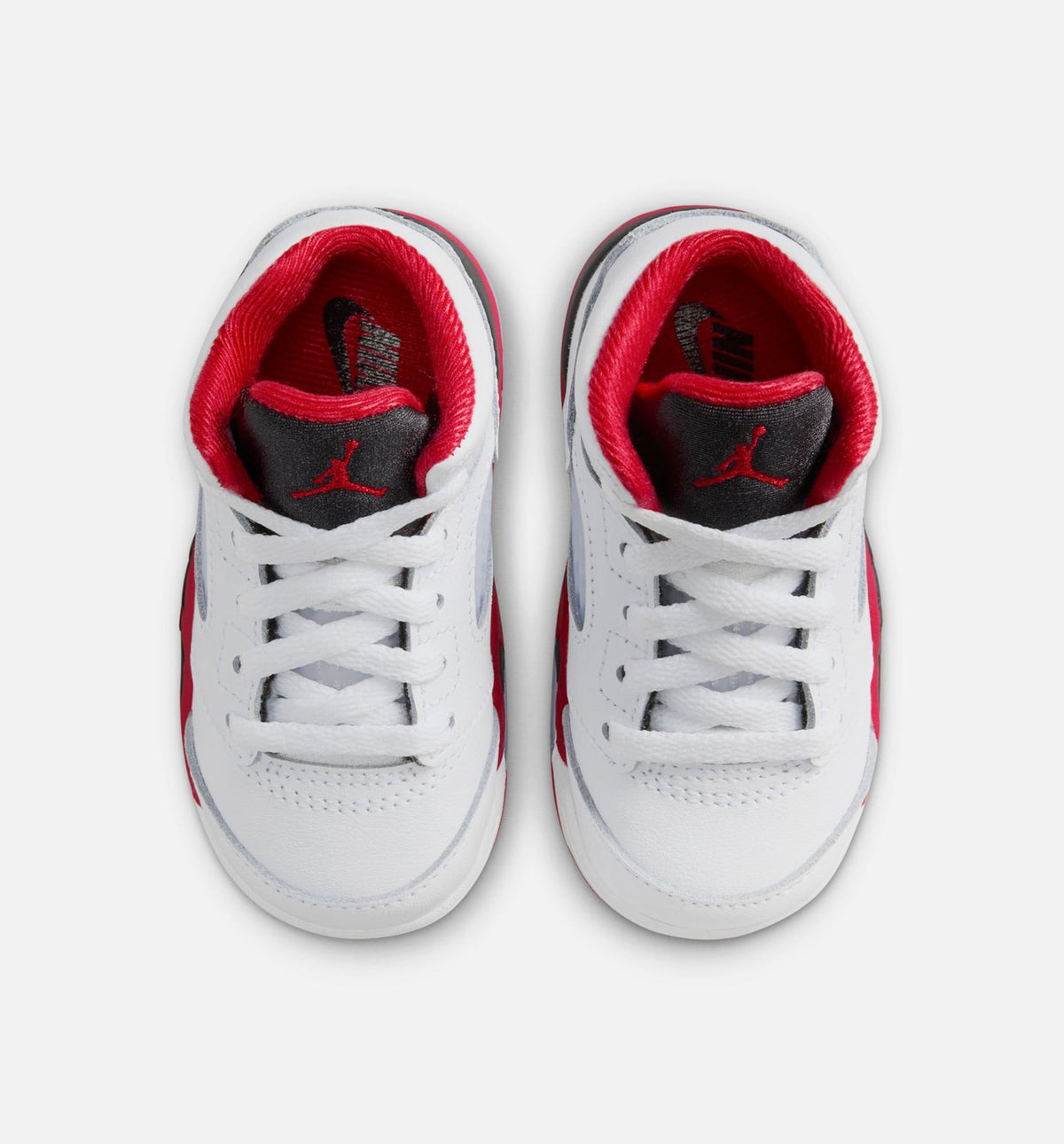 Air Jordan 5 Retro Fire Red 婴幼童运动鞋 - 火焰红/白