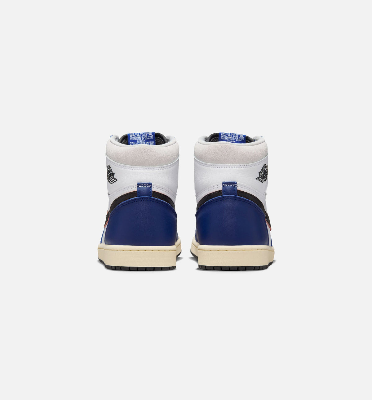 Air Jordan 1 Retro High OG 男款复古高帮运动鞋 - 白色/黑色/中性灰/深皇家蓝（Rare Air）
