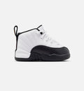 Air Jordan 12 Retro Taxi 婴幼童运动鞋 - 白/黑/出租车黄