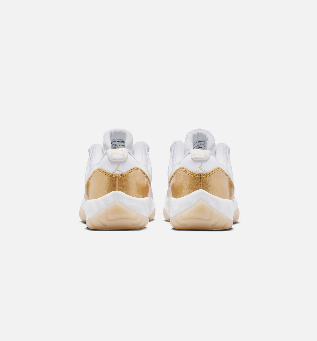 Air Jordan 11 Retro Low Mother's Day 女子运动鞋 - 白/金属金/队金