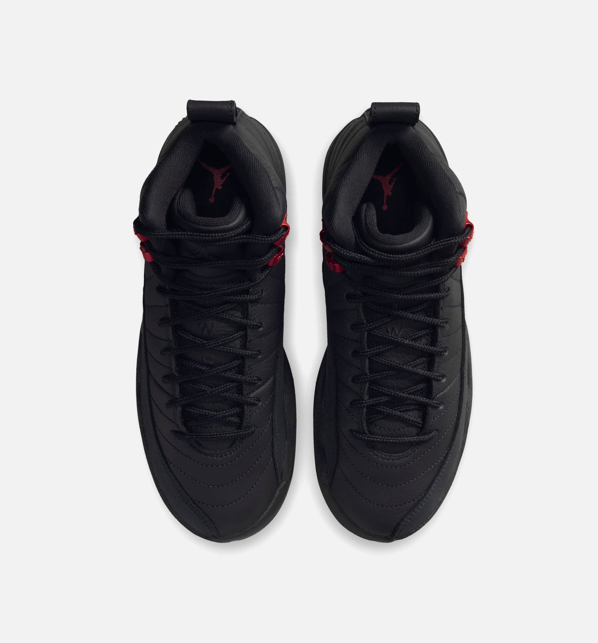 Air Jordan 12 Retro Bloodline 大童运动鞋 - 黑/大学红