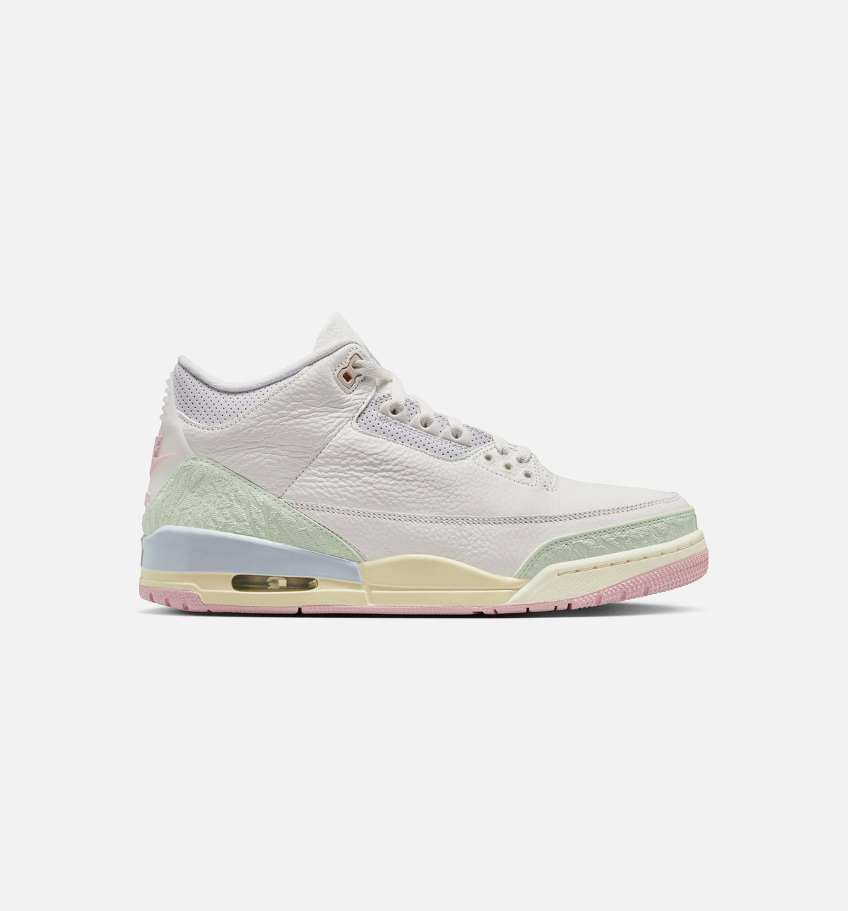 Air Jordan 3 Retro 男款生活方式运动鞋 - 帆白/翡翠晶/光晓红（Sail And Jade Aura）