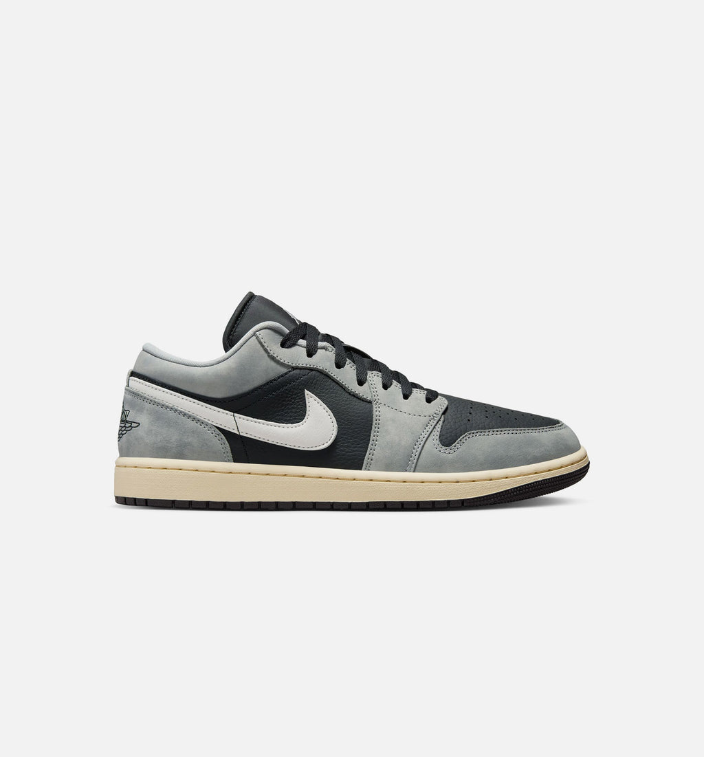 Air Jordan 1 Low SE 男款生活方式运动鞋 - 浅烟灰/白/深色黑