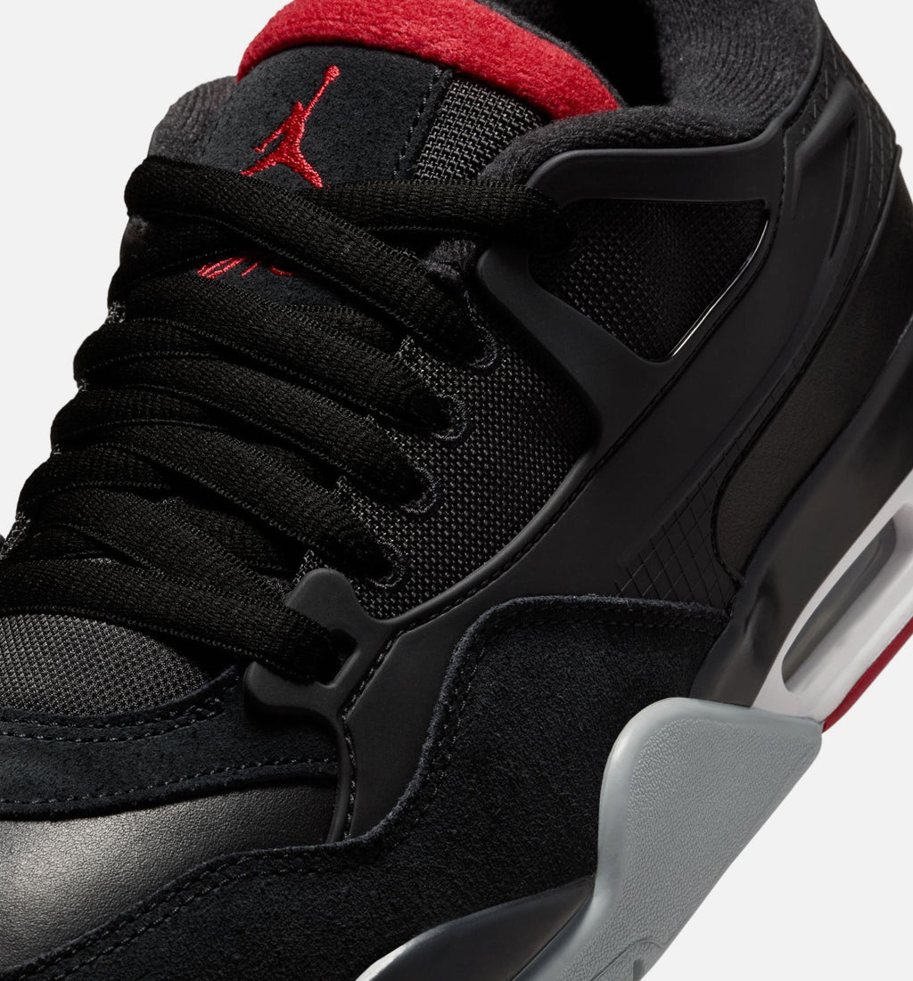 Air Jordan 4 RM 男子运动鞋 - 黑/狼灰/白/大学红