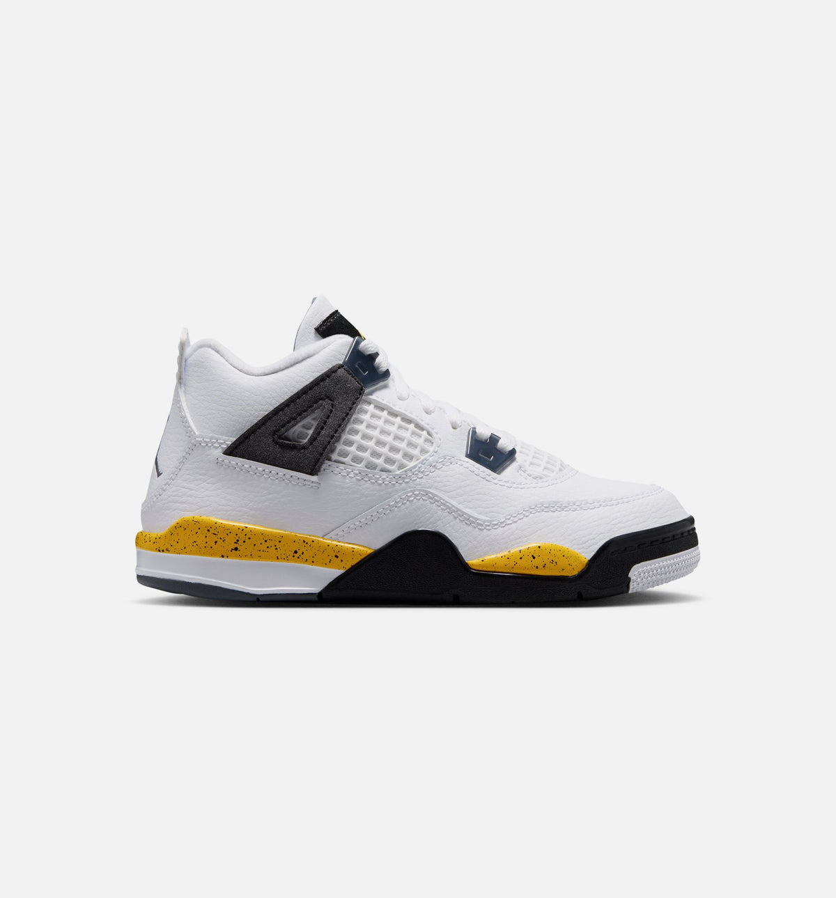 Air Jordan 4 Retro Rare Air Tour Yellow Preschool 运动鞋｜白色/深蓝灰/黑色/巡回黄