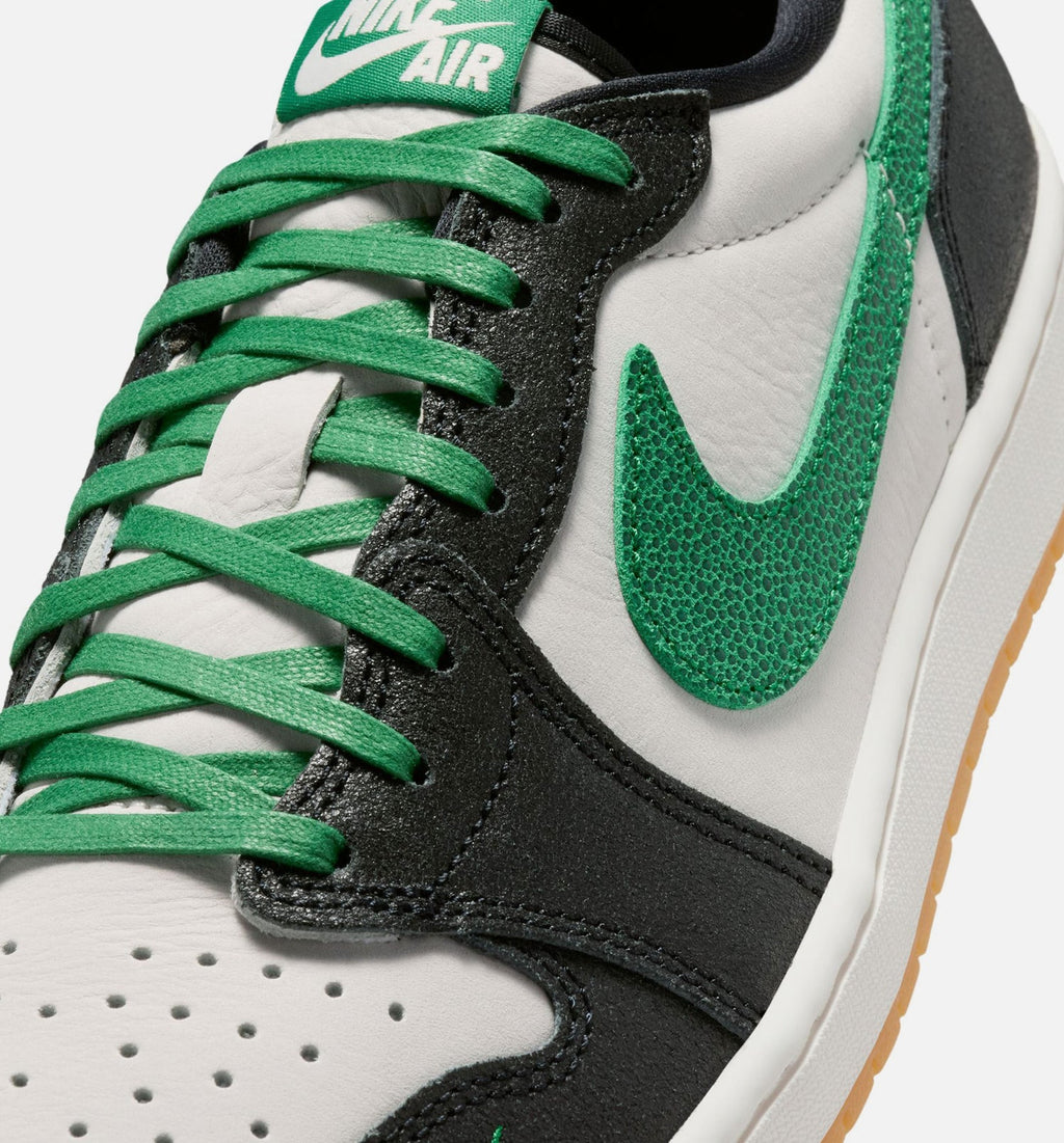 Air Jordan 1 Retro Low OG 男款生活方式运动鞋 - 幻影/松网绿/黑色（Phantom And Pine Green）