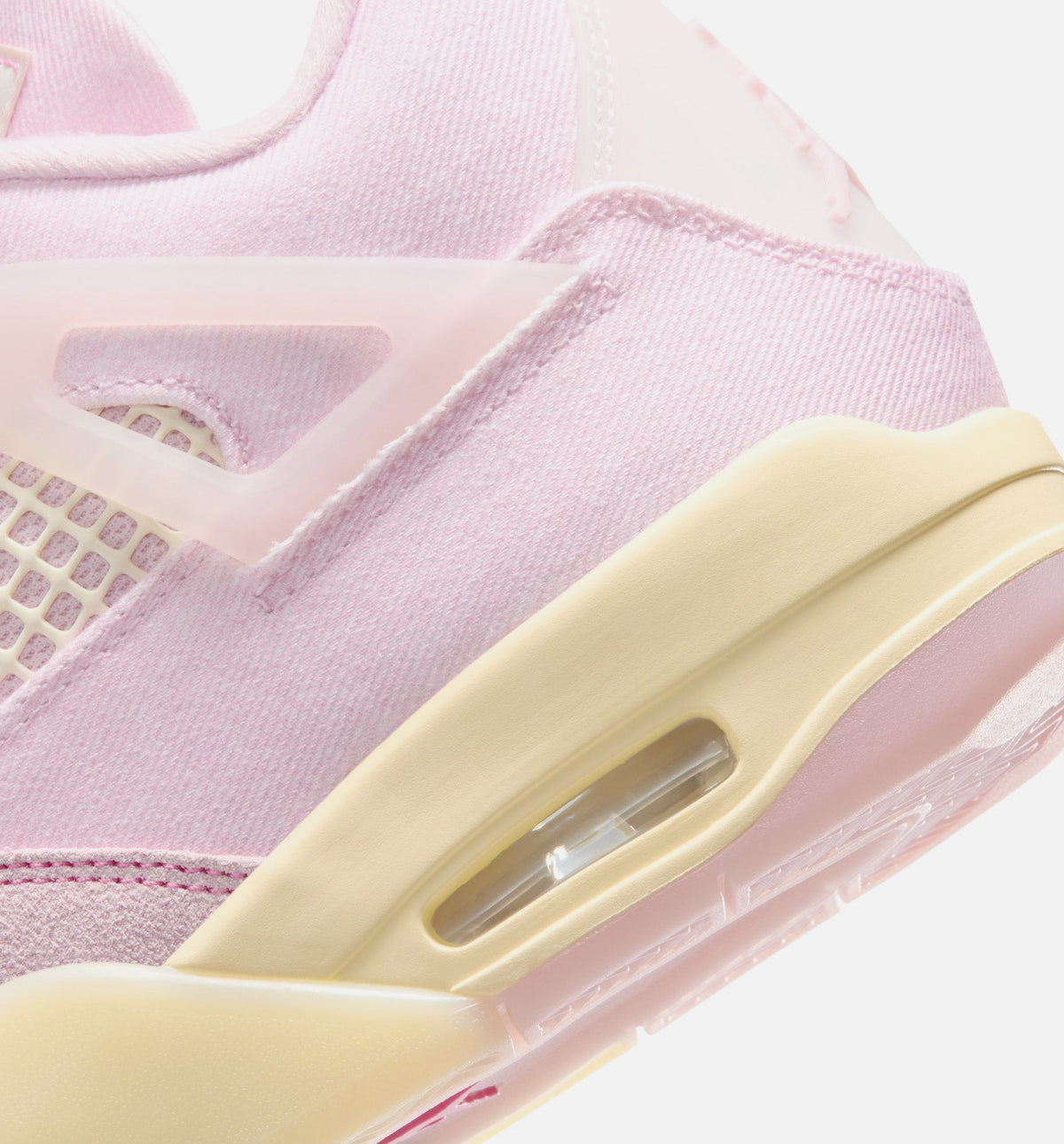 Air Jordan 4 Retro Pink Pearl 女款生活方式运动鞋 - 珍珠粉/冰红/椒子奶白