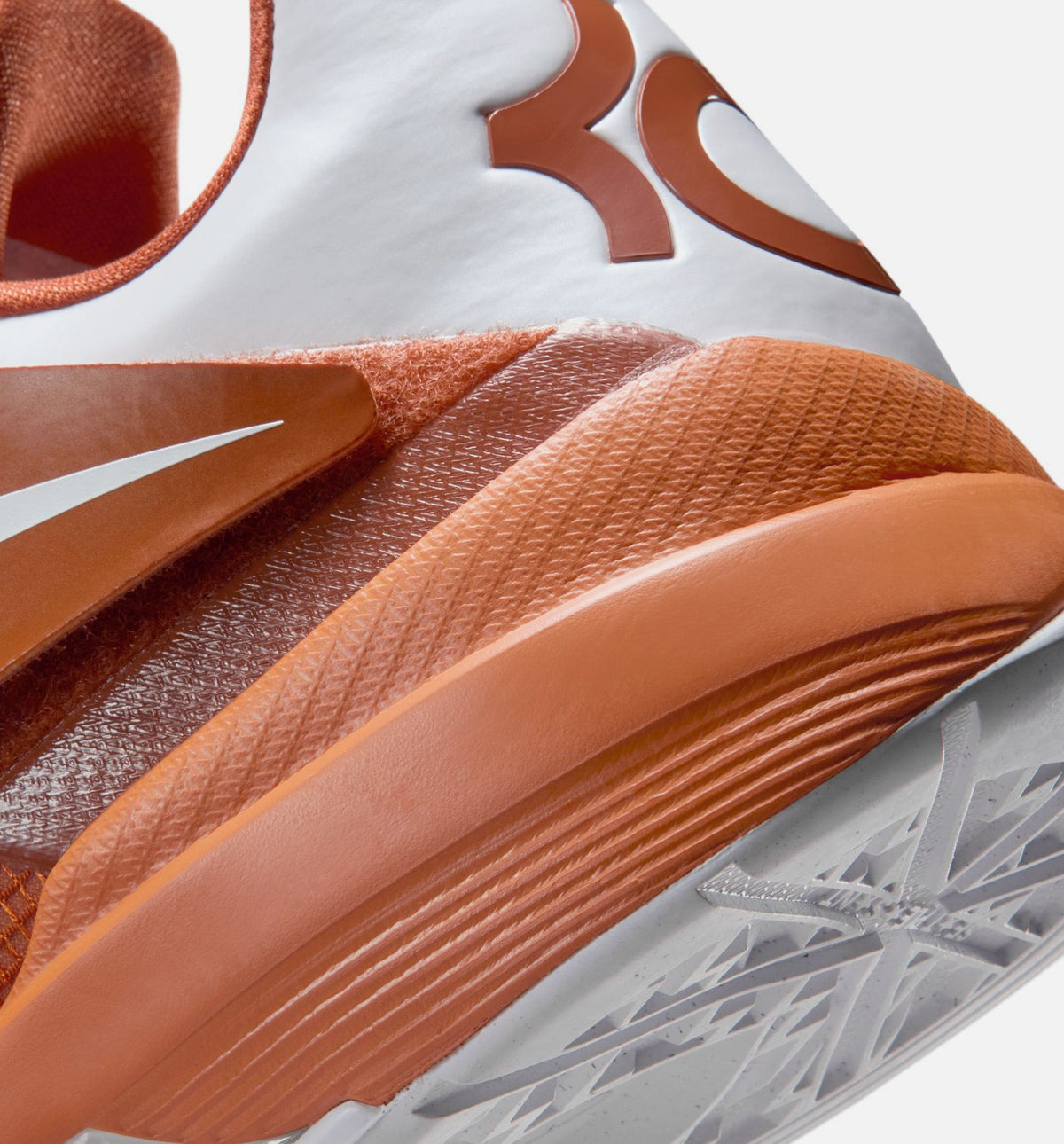 Zoom KD 4 Texas Longhorns 男子运动鞋 - 沙漠橙/白
