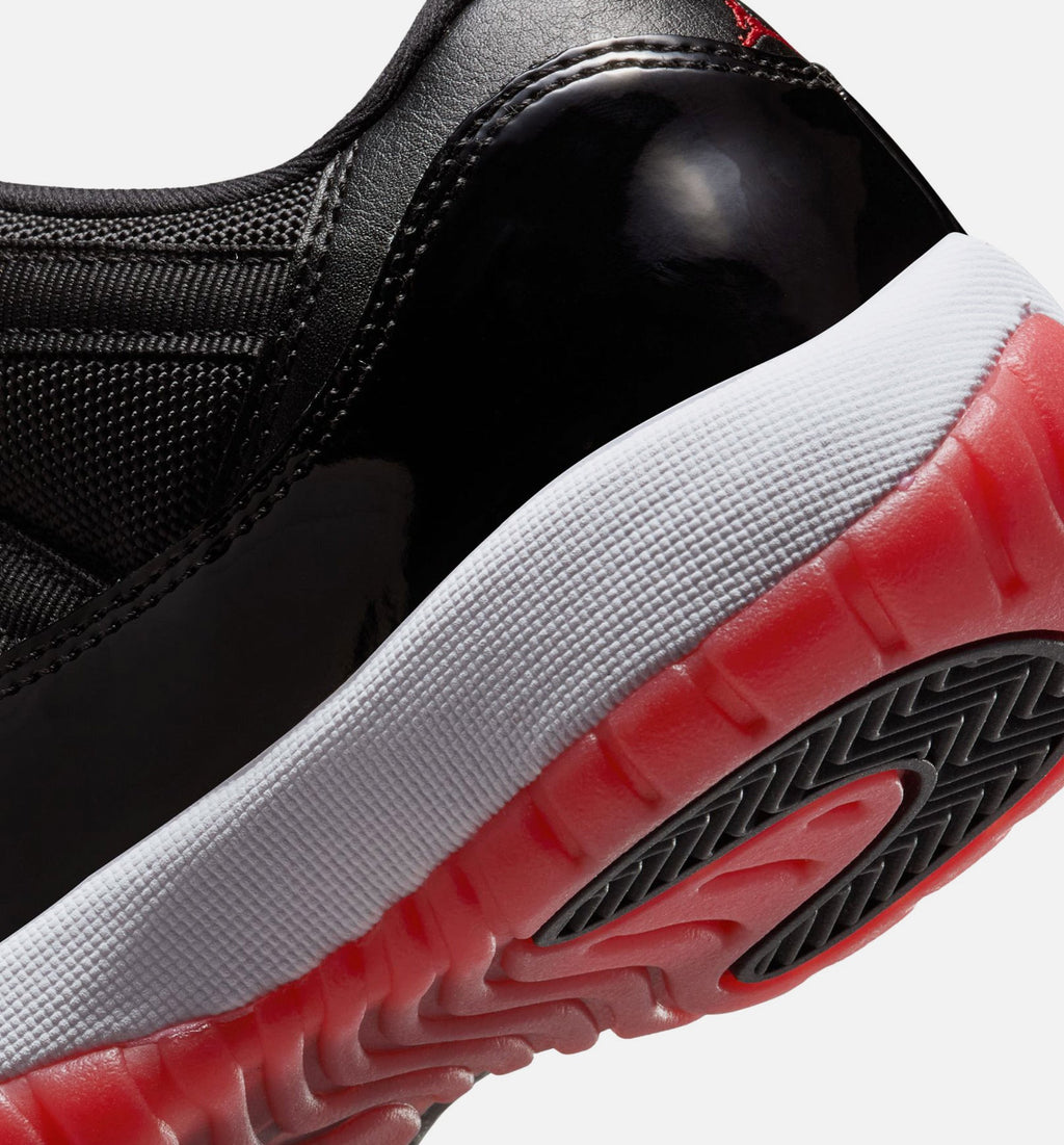 Air Jordan 11 Retro Bred 大童运动鞋 - 黑/大学红/白