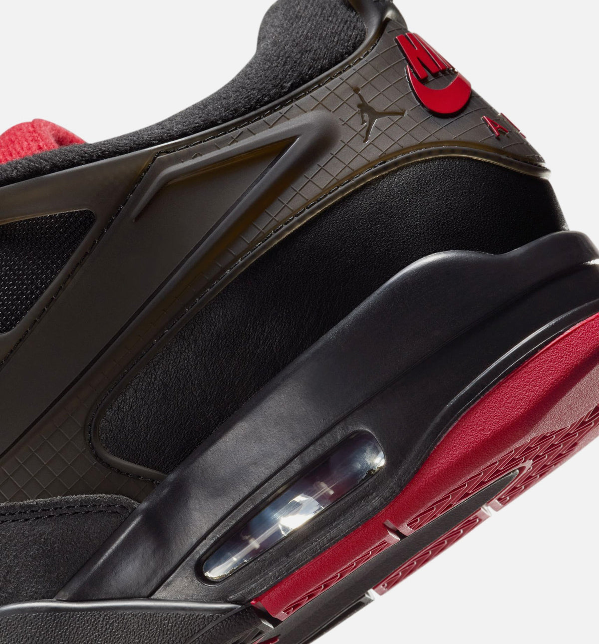 Air Jordan 4 RM Bred 男子运动鞋 - 黑红