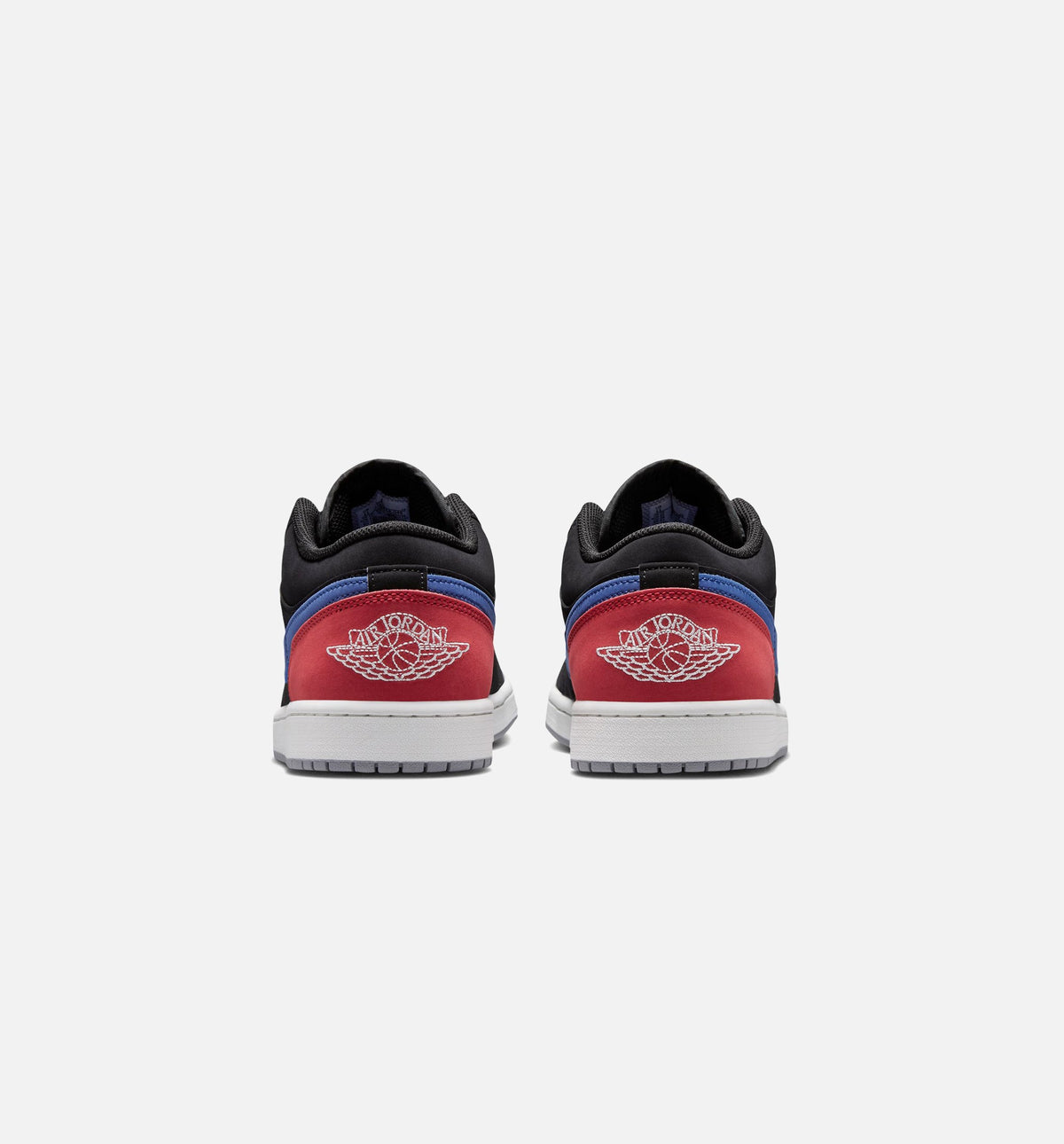 Air Jordan 1 Low 男款生活方式运动鞋 - 黑/山顶白/真蓝/大学红