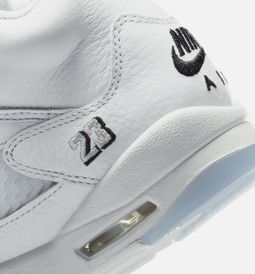 Air Jordan 5 Retro OG White Metallic 大童运动鞋 - 白/黑/金属银