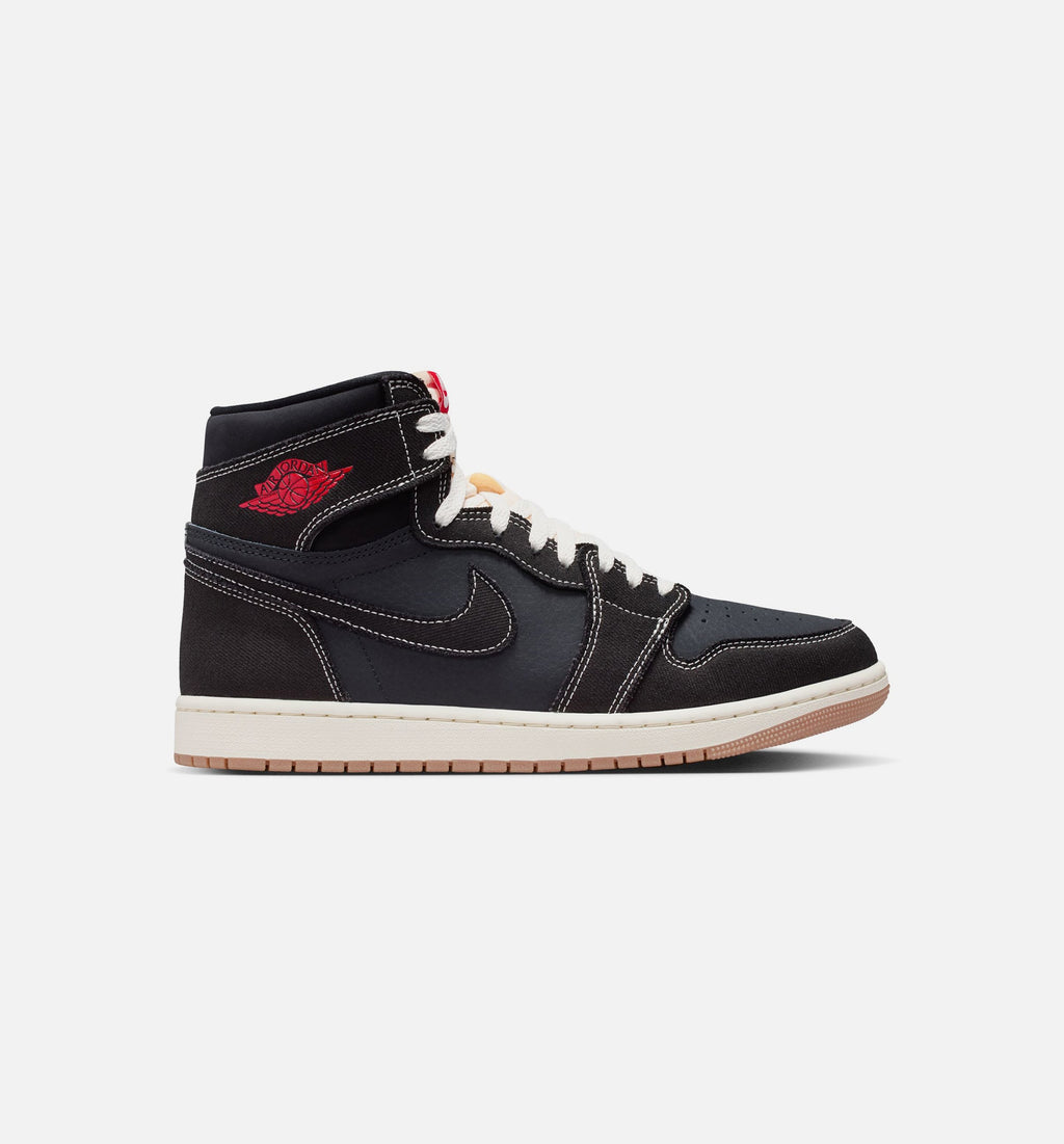 Air Jordan 1 Retro High OG 男款复古高帮运动鞋 - 黑色/大学红/帆白/橡胶棕（Flight Club）