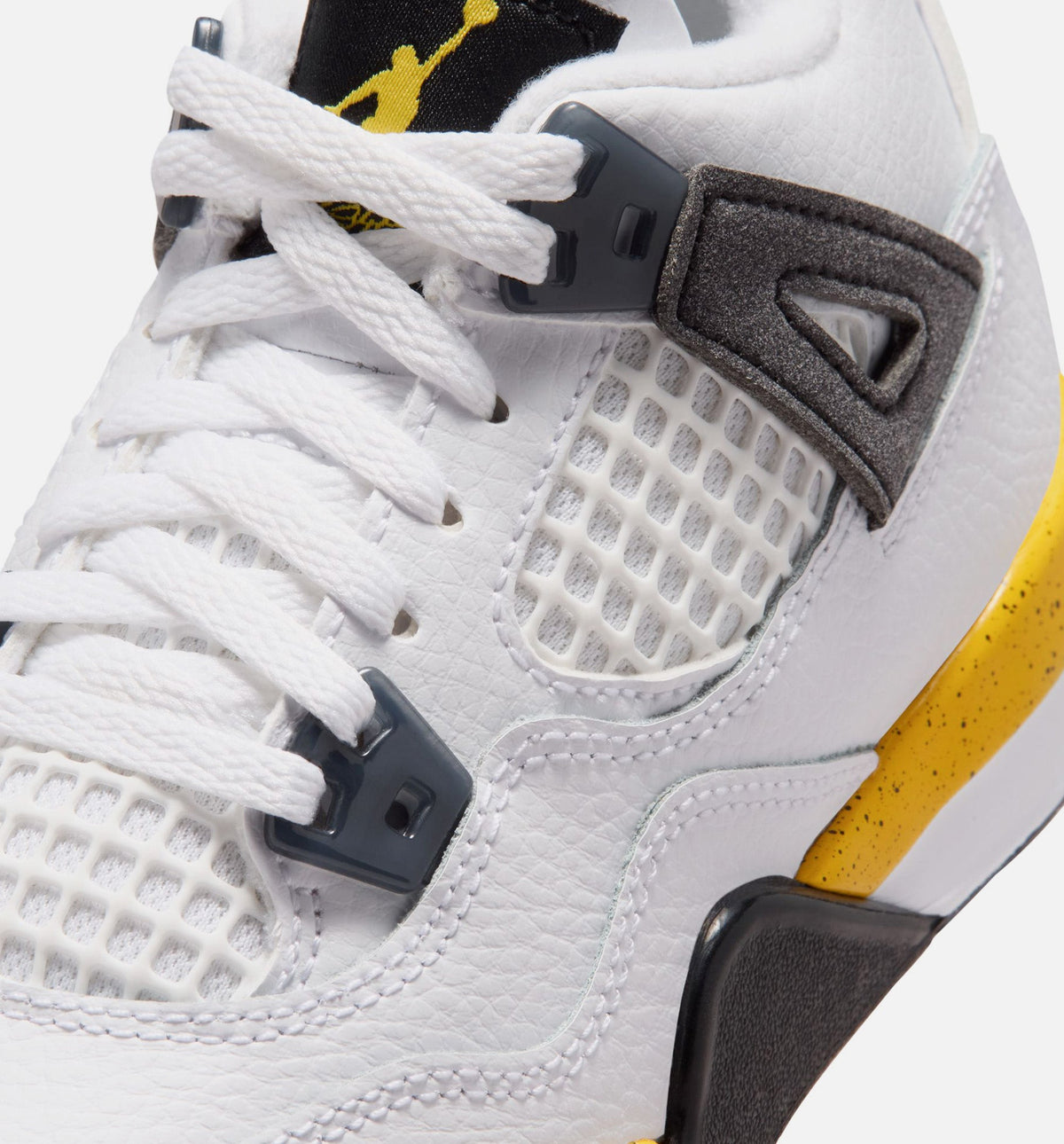 Air Jordan 4 Retro Rare Air Tour Yellow Preschool 运动鞋｜白色/深蓝灰/黑色/巡回黄