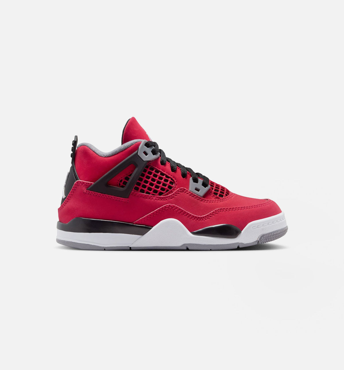 Air Jordan 4 Retro Toro Bravo Preschool 生活方式运动鞋｜Fire Red/White/Black/Cement Grey