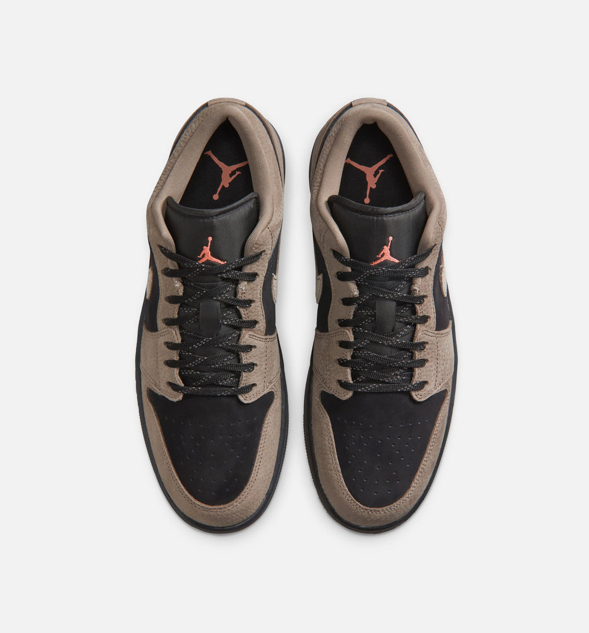 Air Jordan 1 Low SE 男款生活方式运动鞋 - 黑/橄榄灰/浅野芦橙