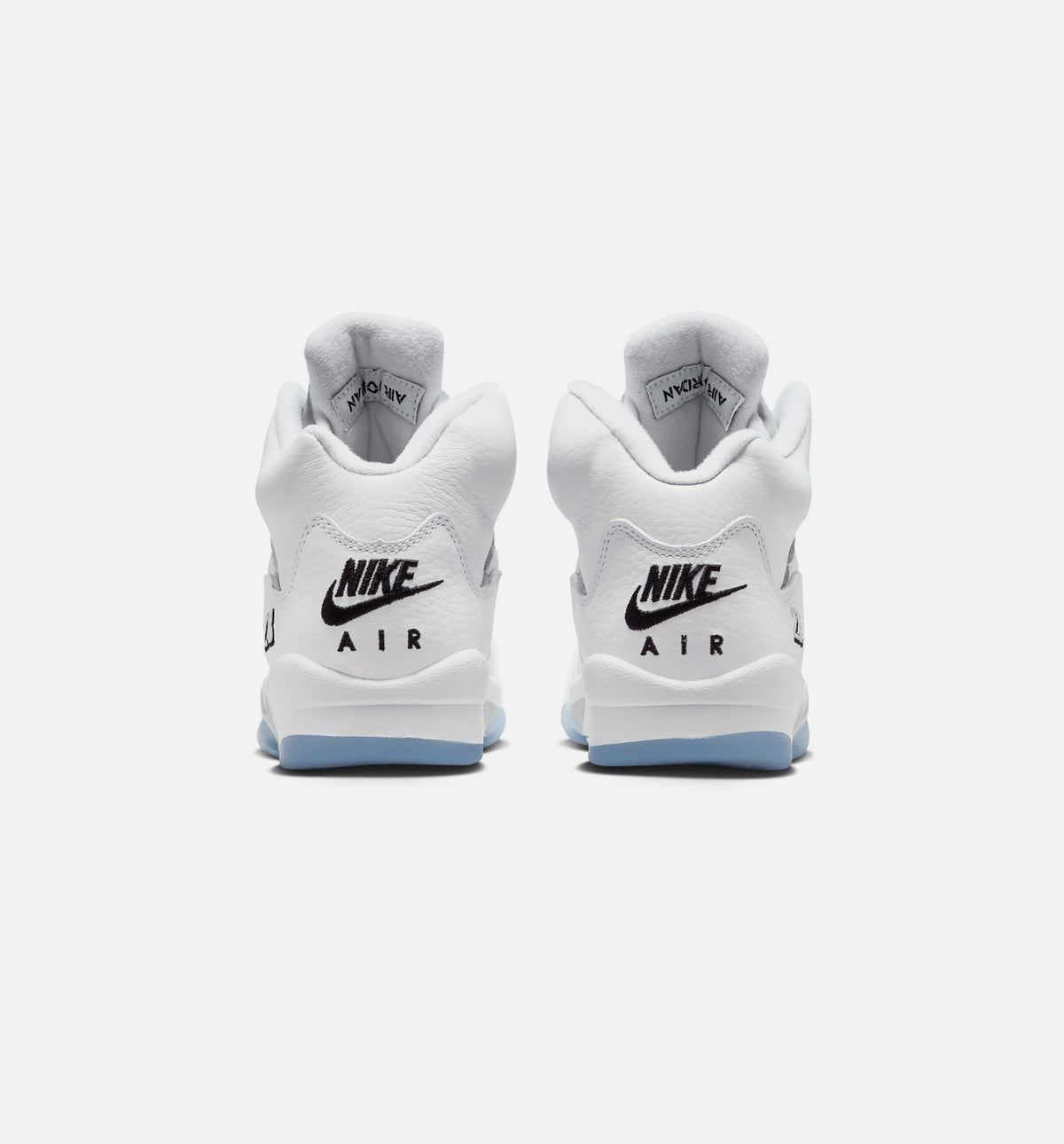 Air Jordan 5 Retro OG White Metallic 大童运动鞋 - 白/黑/金属银
