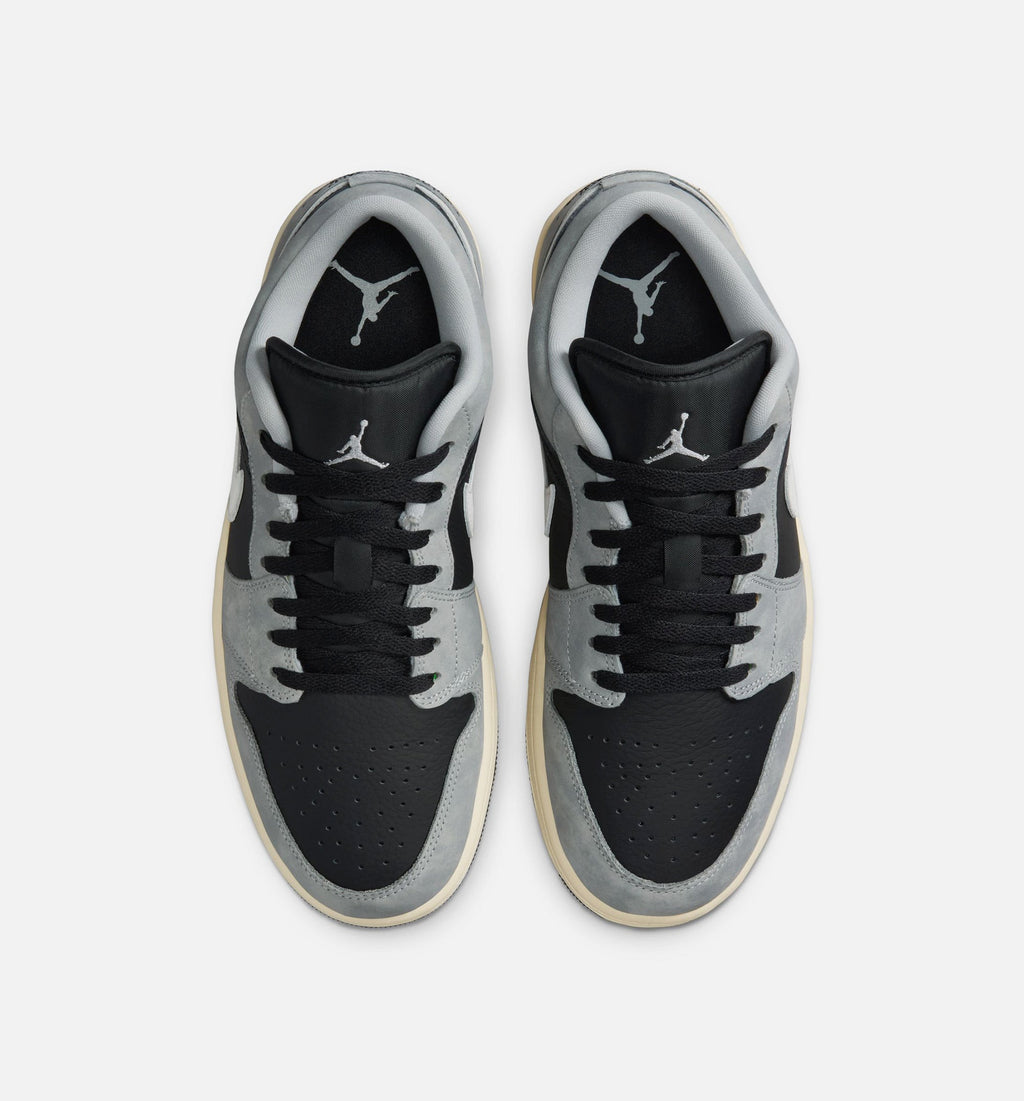 Air Jordan 1 Low SE 男款生活方式运动鞋 - 浅烟灰/白/深色黑