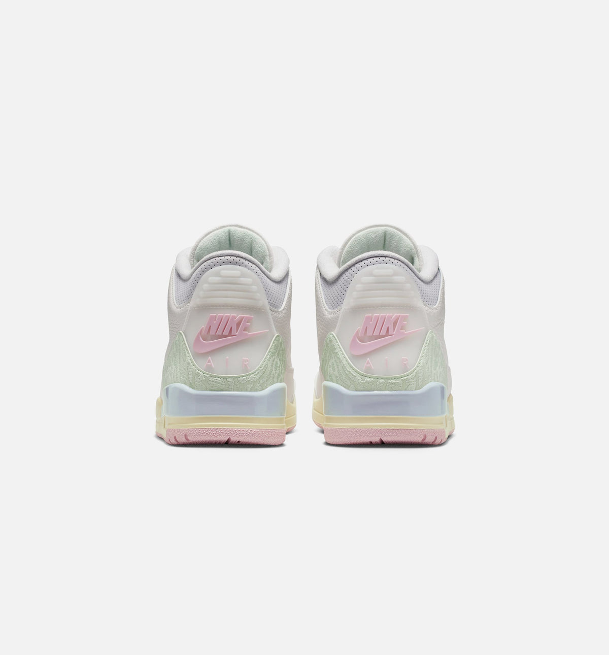 Air Jordan 3 Retro 男款生活方式运动鞋 - 帆白/翡翠晶/光晓红（Sail And Jade Aura）