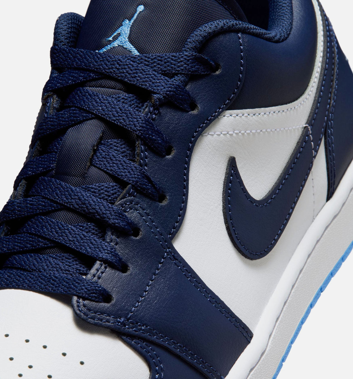 Air Jordan 1 Low 男款生活方式运动鞋 - 深海军蓝/大学蓝/白