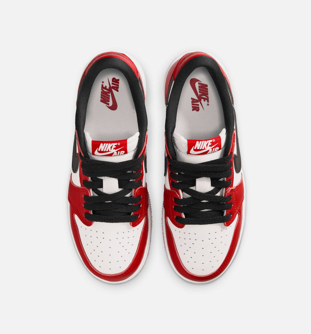 Air Jordan 1 Retro Low OG 大童生活方式运动鞋 - 大红/黑色/峰白（Chicago）
