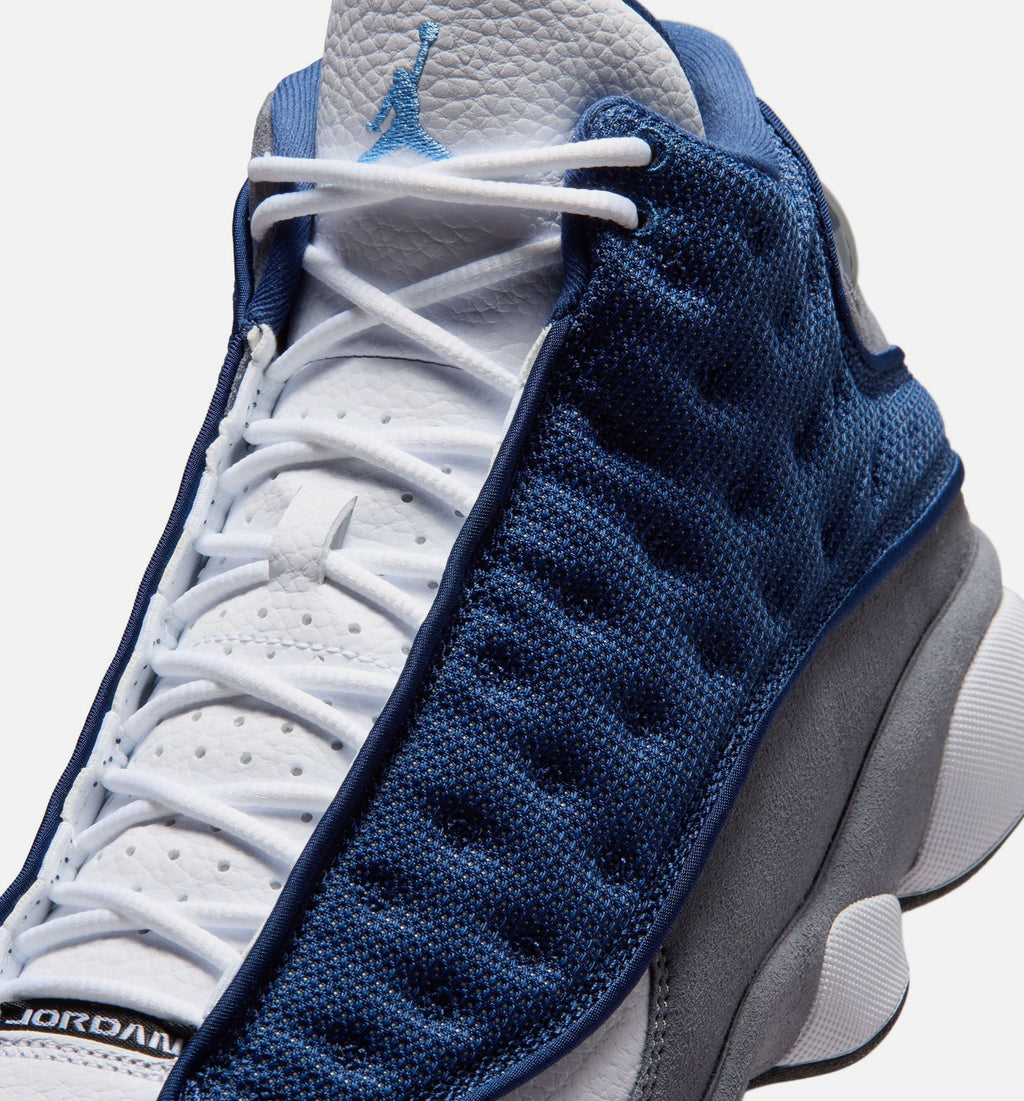 Air Jordan 13 Retro Flint 男子运动鞋 - 藏青/大学蓝/燧石灰