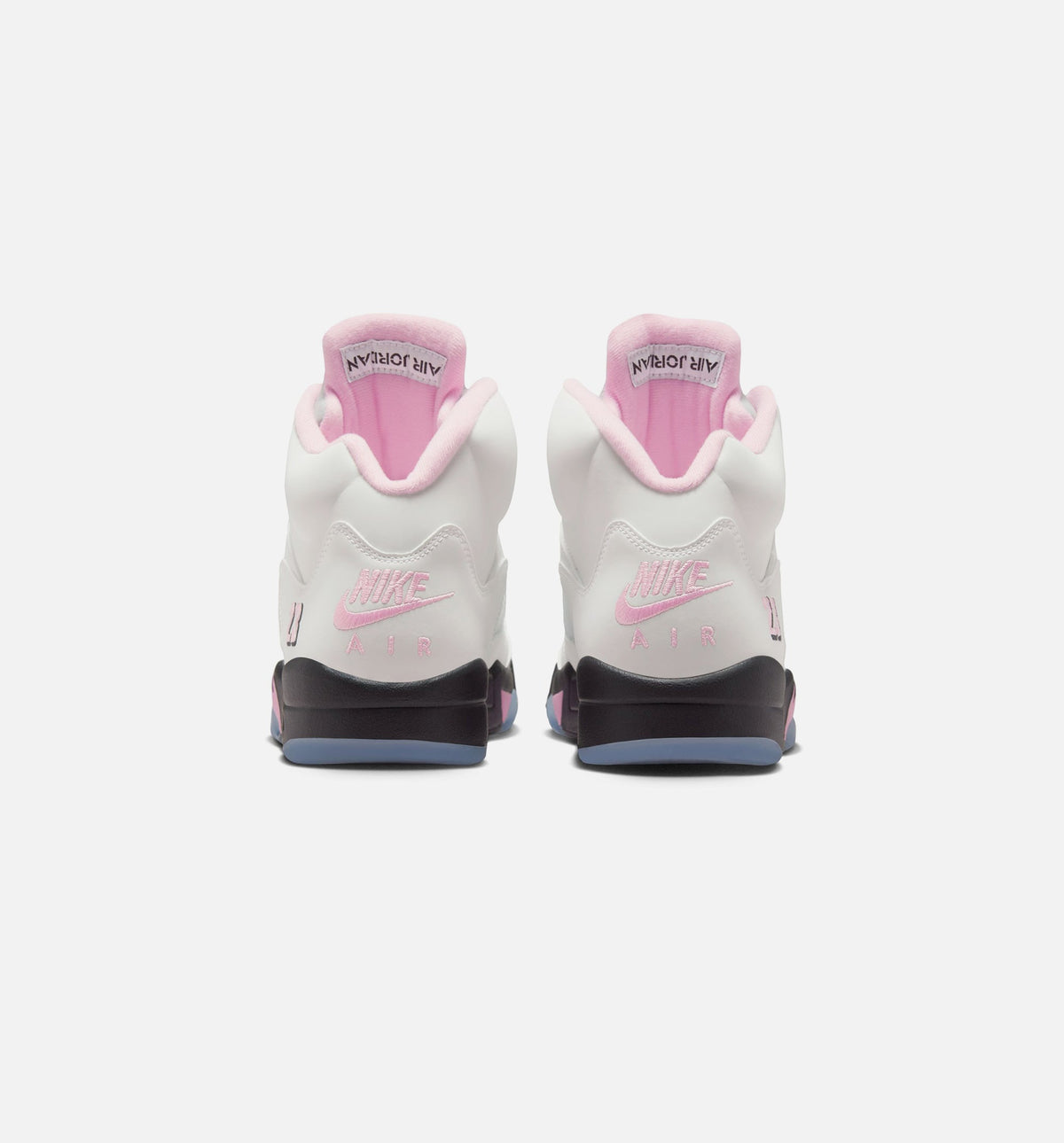 Air Jordan 5 Retro Medium Soft Pink 男子运动鞋 - 白/柔粉/黑