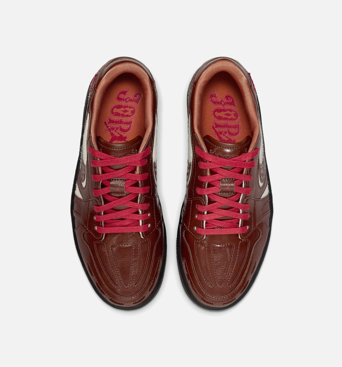 Air Jordan 1 Low 农历新年女款生活方式运动鞋 - 浅巧克力/黑