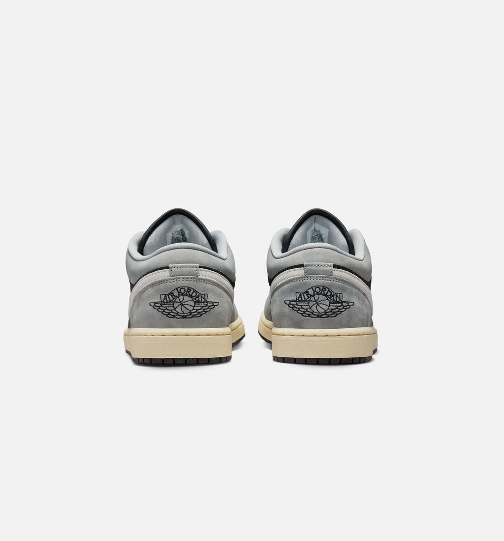 Air Jordan 1 Low SE 男款生活方式运动鞋 - 浅烟灰/白/深色黑