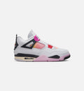 Air Jordan 4 Retro Comic 男款生活方式运动鞋 - 迎宾白/火焰粉/烟灰